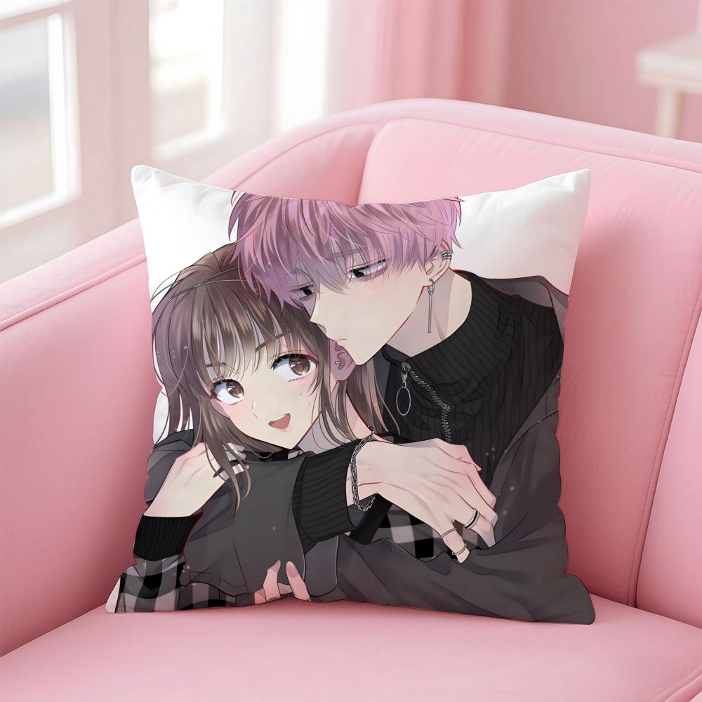 Hot Cute Japanese Anime TTamons BSide Cushion Cover Pillow Case Soft Skin Friendly Fabric Concealed Zipper