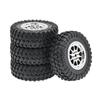70mm Tire Tyres Wheel For WPL MN B1 B16 B36 B14 B24 C14 C24 C34 D90 MN99S MN45 1/16 RC Car Upgrades Parts