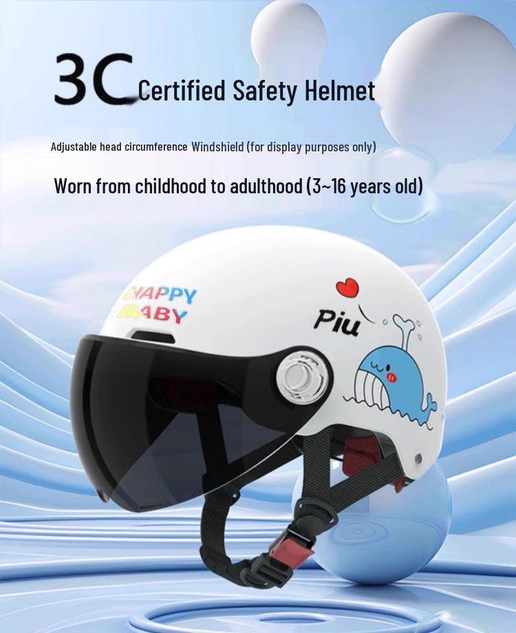 3C Certified Universal Children's Helmet for All Seasons – Summer Sun & Fall Protection for Boys & Girls Riding Electric Scooters