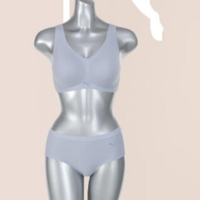 Puma Bodywear Puma Skin Like Bra Panty 4 Piece Set B