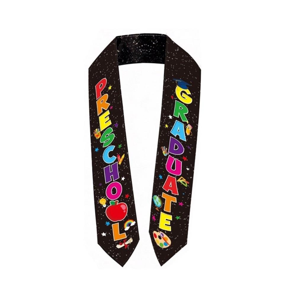 Shiny Preschool Graduate Sash Glitter Graduation Party Strap Kindergarten Graduation