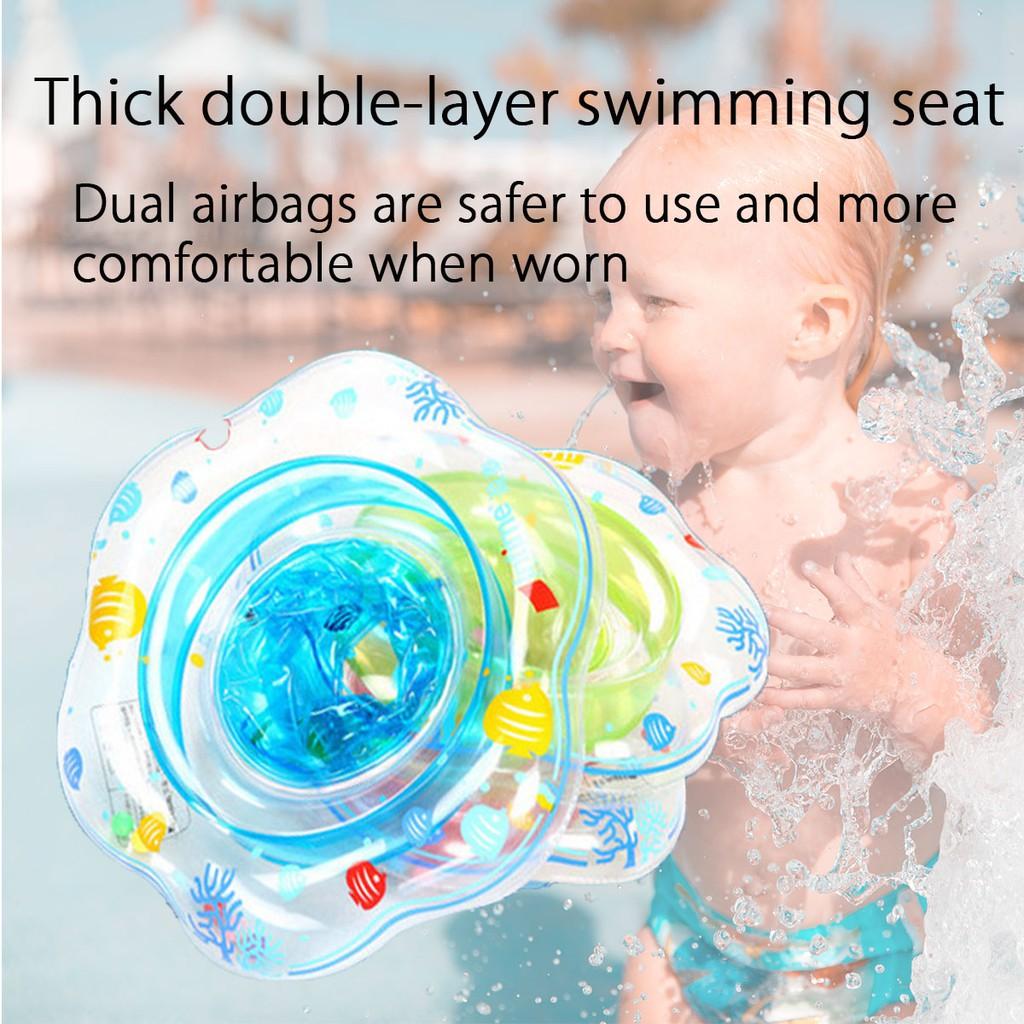Baby Swimming Ring Inflatable Infant Armpit Kids Floating Pool Accessories Bath Circle Shower Inflatable Ring Toy Pink/blue/green
