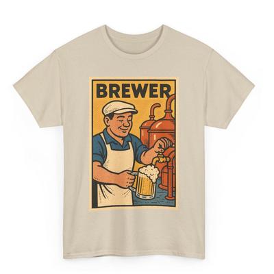 Retro Comic Craft Beer T-Shirt: Funny Brewmaster Gift