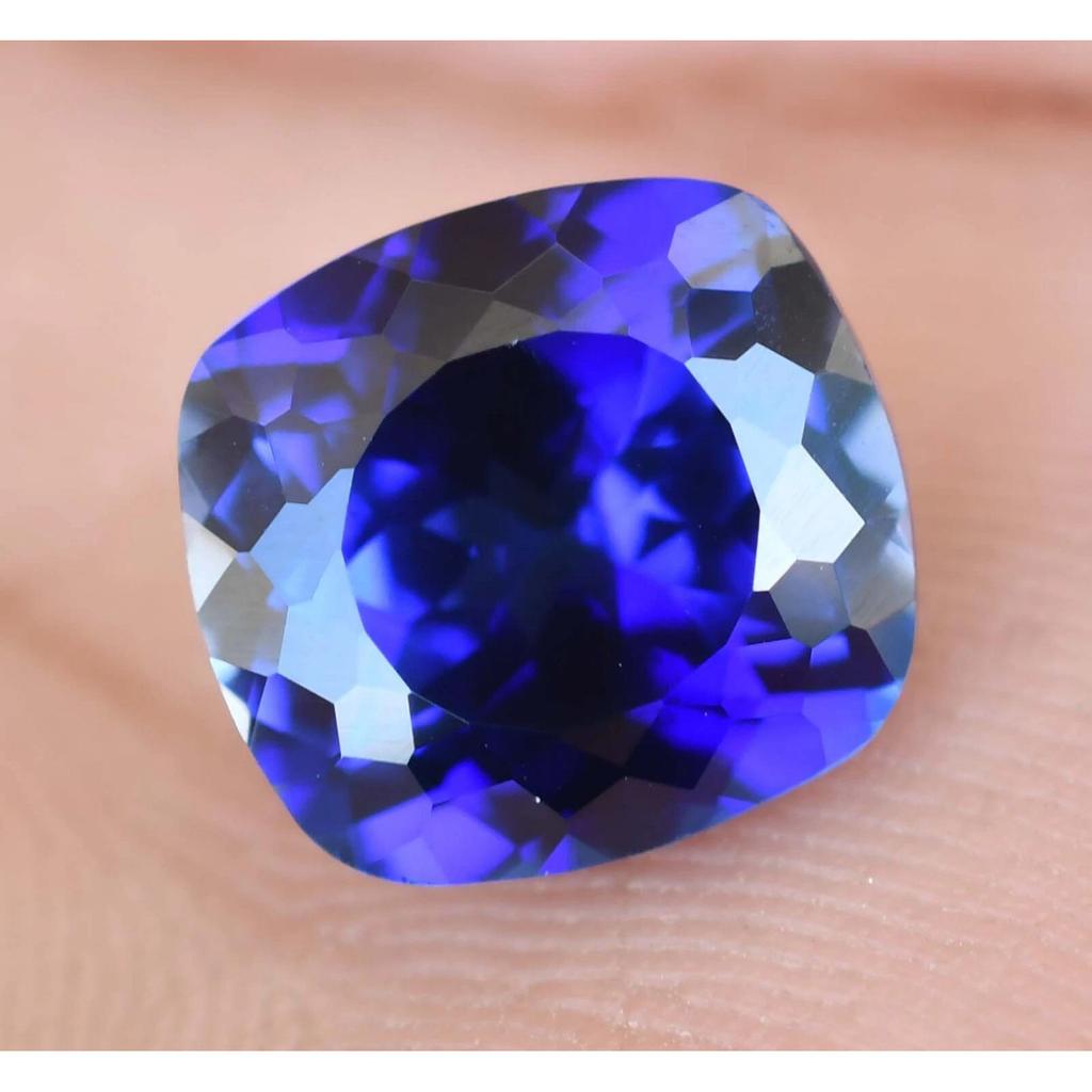 Natural Blue Sapphire 7.40 Ct Cushion Certified Stunning Loose Gemstone