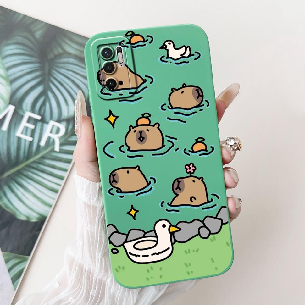 For Xiaomi Redmi Note 10 5G Case 6.5" Colorful Flowers Cartoon Painted Cover Soft Phone Case For Redmi Note 10 Note10 5G Bumper