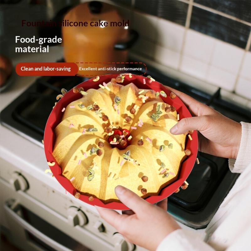 6 Inch Charlotte Cake Pan Silicone Cheesecake Nonstick Round Silicone Baking Mold Cake Molds For Strawberry Shortcake Tart Pie