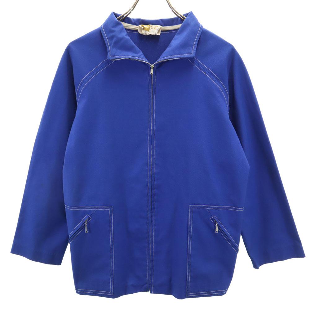 

WHITE STAG 60-е 70-е Винтажная куртка на молнии, сделано в США, синяя, мужская, б/у