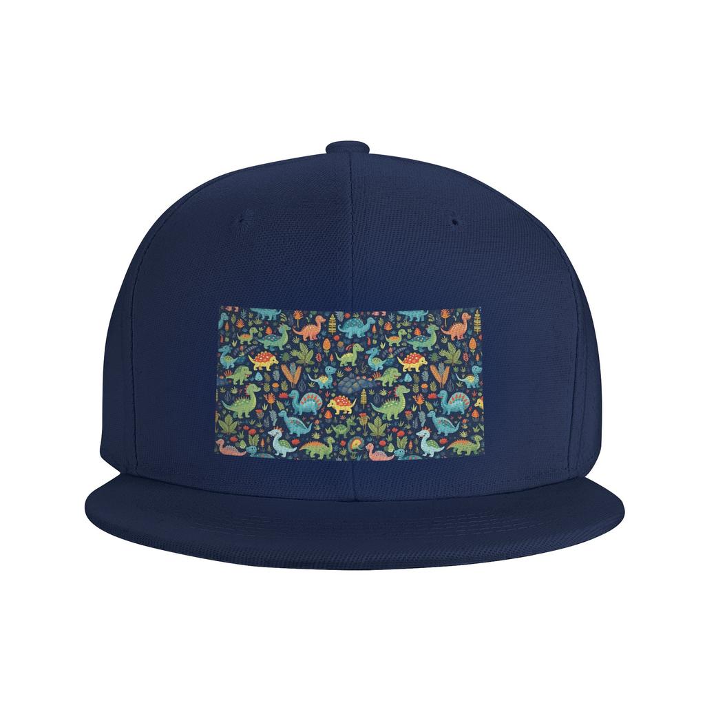 Cartoon Cute Dinosaur Pattern Baseball Caps Snapback Fashion Baseball Hats Breathable Casual Casquette Outdoor for Unisexs Womens