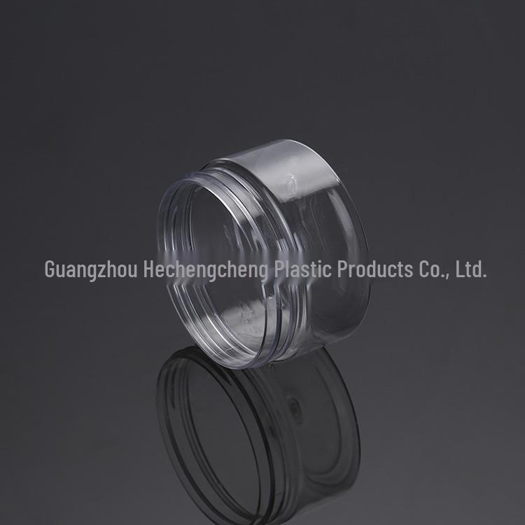 100g/100ml Transparent PET Wide-Mouth Cream Jar for Face Masks