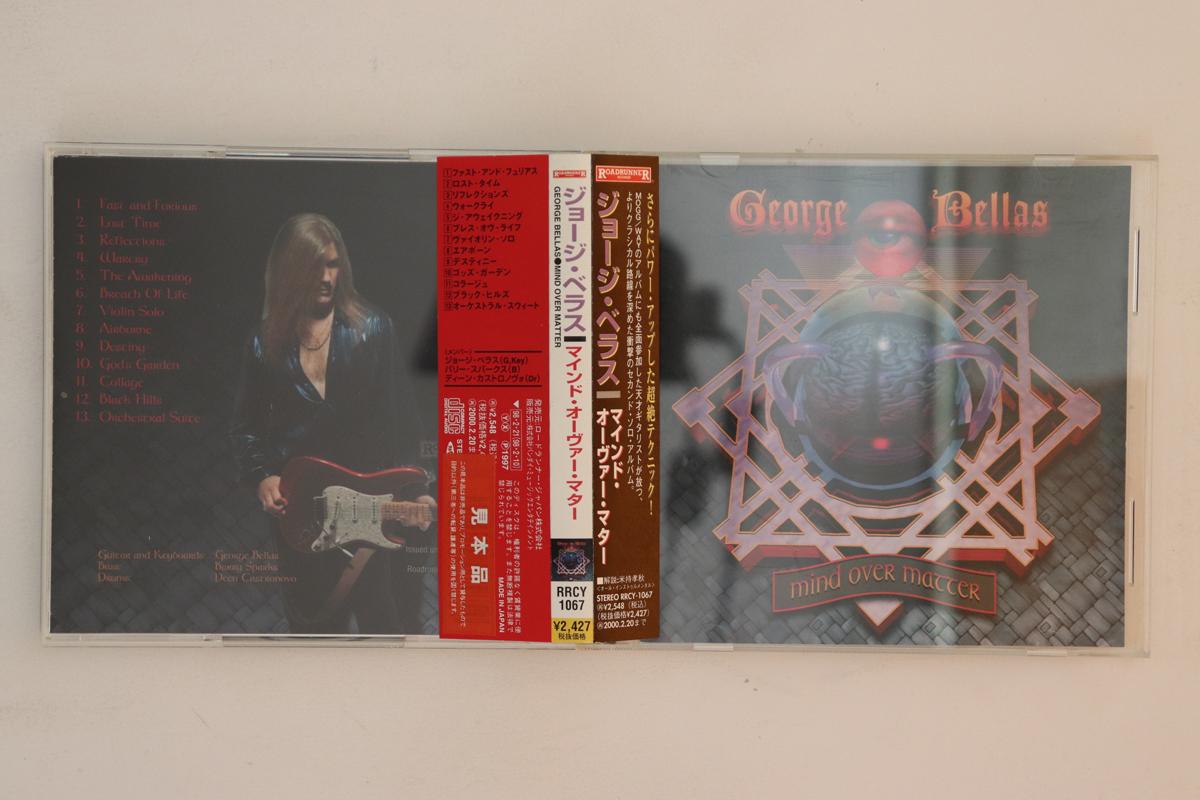 

CD GEORGE BELLAS Mind Over Matter RRCY1067PROMO ROADRUNNER 1998 Япония Оби Металл Б/У
