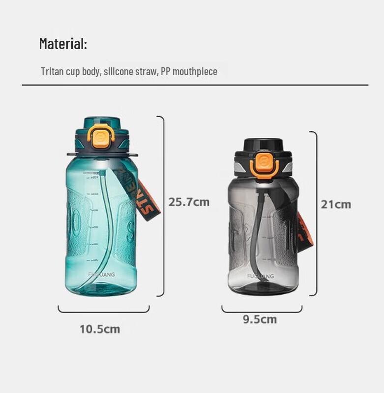 

FUGUANG Tritan High-Capacity Sports Water Bottle