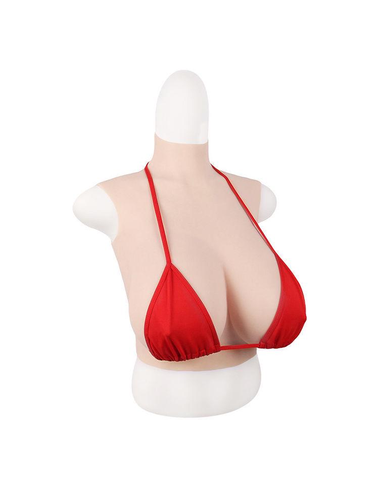 Summer Hollow Silicone Prosthetic Breast Set for Transgender Males - Super Large Fake Breasts with Nipple for COSplay Streamers