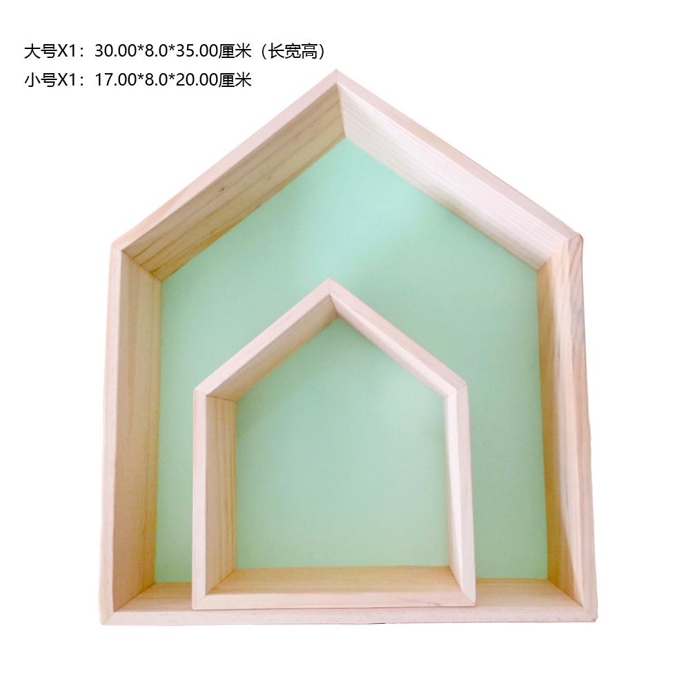 Wooden Creative Storage Rack Children'S Room Bedroom Wall Decoration Storage Rack Wall Shelf For Home Office Decorative Storage