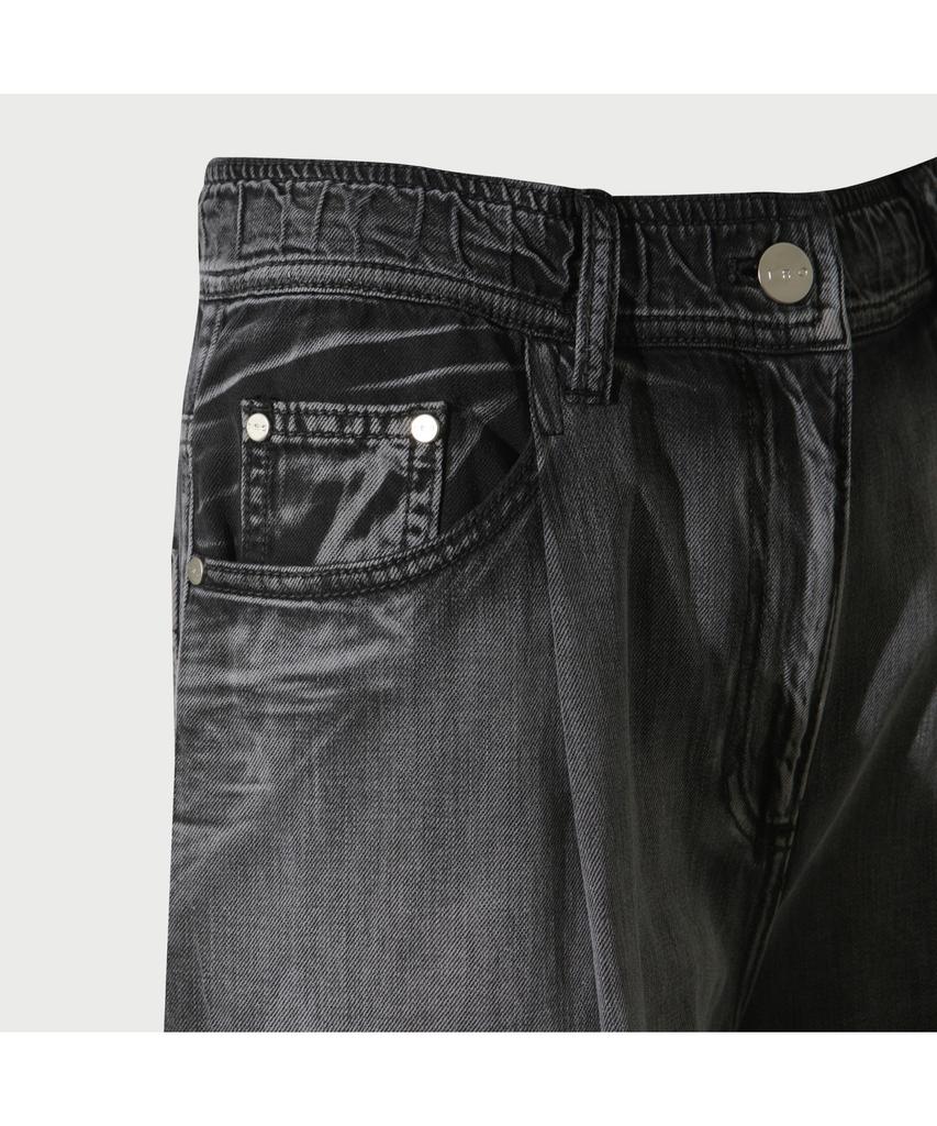 IROWOMEN Ondine Elastic Waist Denim Wide Pants Ilpda25788Gyx