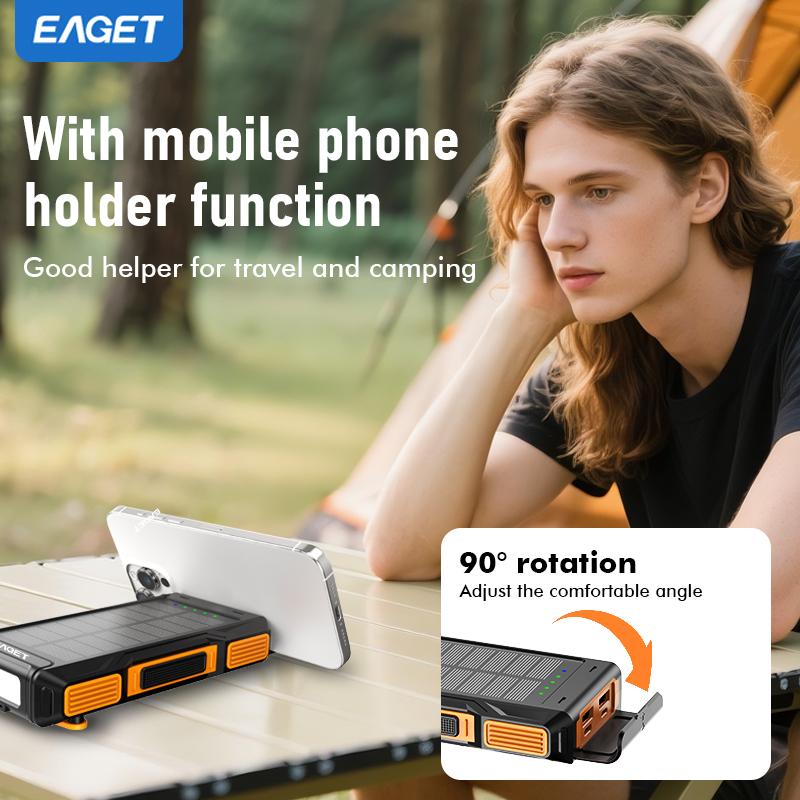 10000mAh Kiire Päikeseenergia Akupank Kaasaskantav Päikeseenergia Mobiiltelefoni Laadija Kahekordne 5V USB Väljund LED Taskulambiga Mobiiltelefonidele, Mobiilseadmetele