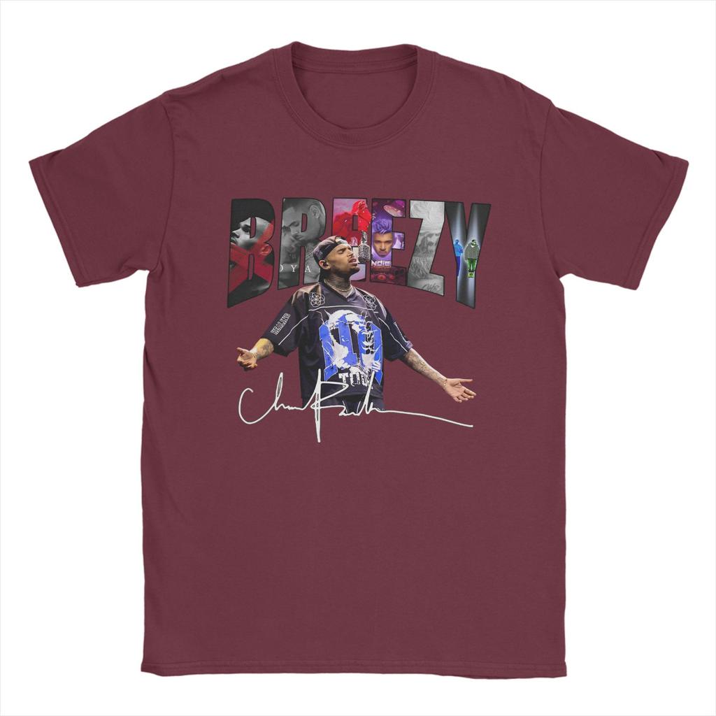 New Arrival Chris Brown Breezy Bowl XX Tour 2025 T Shirt For Unisex Pure Cotton Tee Shirt Short Sleeve Clothing