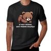 If Not Friend Why Friend Shaped Tshirt Customs Quick Drying Blacks Oversizeds Oversized T Shirts for Men