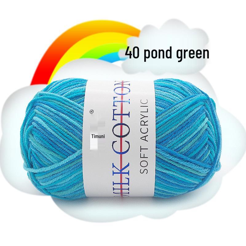 

Хлопковая пряжа из 3 нитей с градиентным окрашиванием для детских шапок, шарфов и свитеров