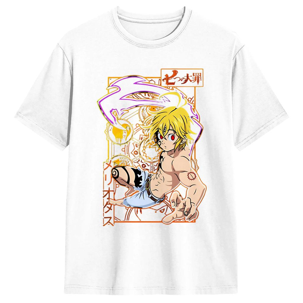 The Seven Deadly Sins Anime T Shirt Summer  Cotton T Shirts For Unisexs Casual Tshirt Short Sleeve YK Funny Tees