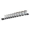 TONE Socket Set (12-sided, with holder) HD310A Drive angle 9.5mm (3/8") Contents 10 items