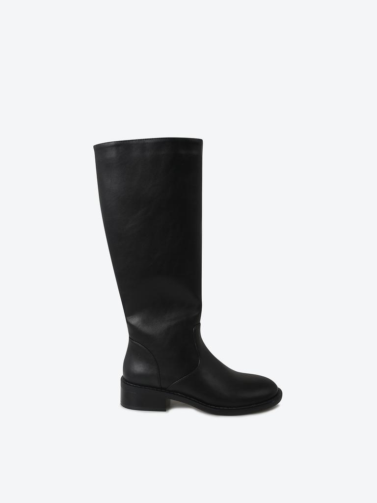 Shoopen [Basic] 3Cm Flat Long Boots (Standard Fit) Hpwxlfft01