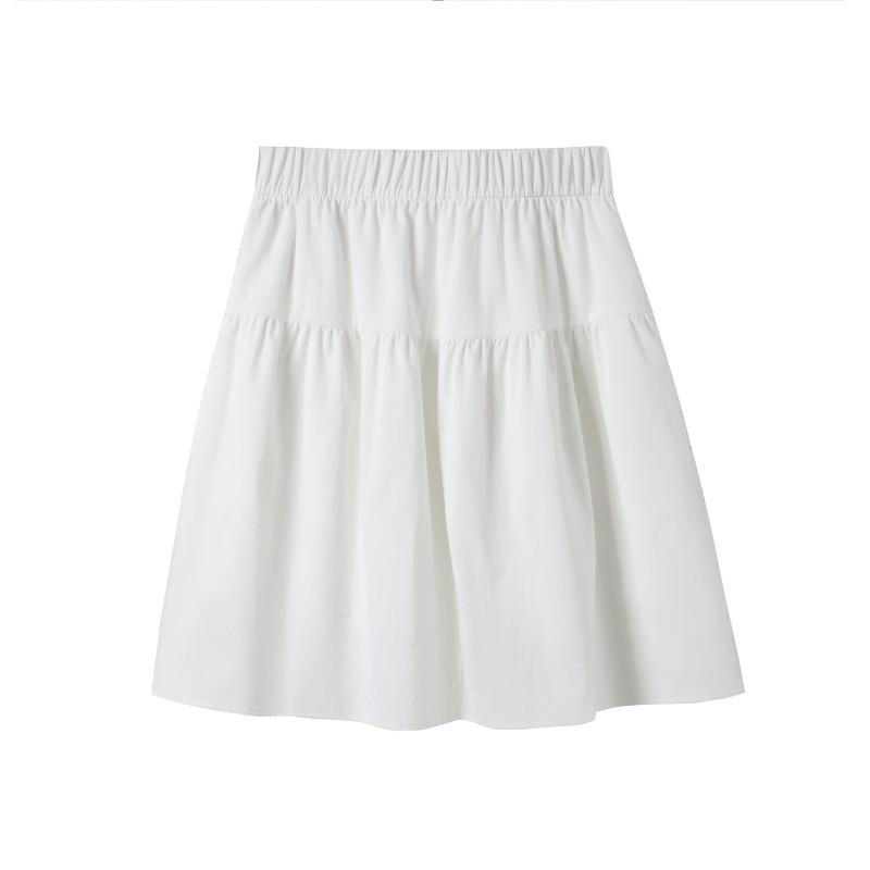 Rock Damen Sommer neuer Begriff Rock Fünf-Punkt-Rock Hohe Taille Dünn College-Stil Tragen Kurzer Rock