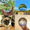 Clear Lens Globe Crystal Glass Ball Stand 40-80mm Lensball for Sphere Photography Decoration Home Room Decor Decorative Balls