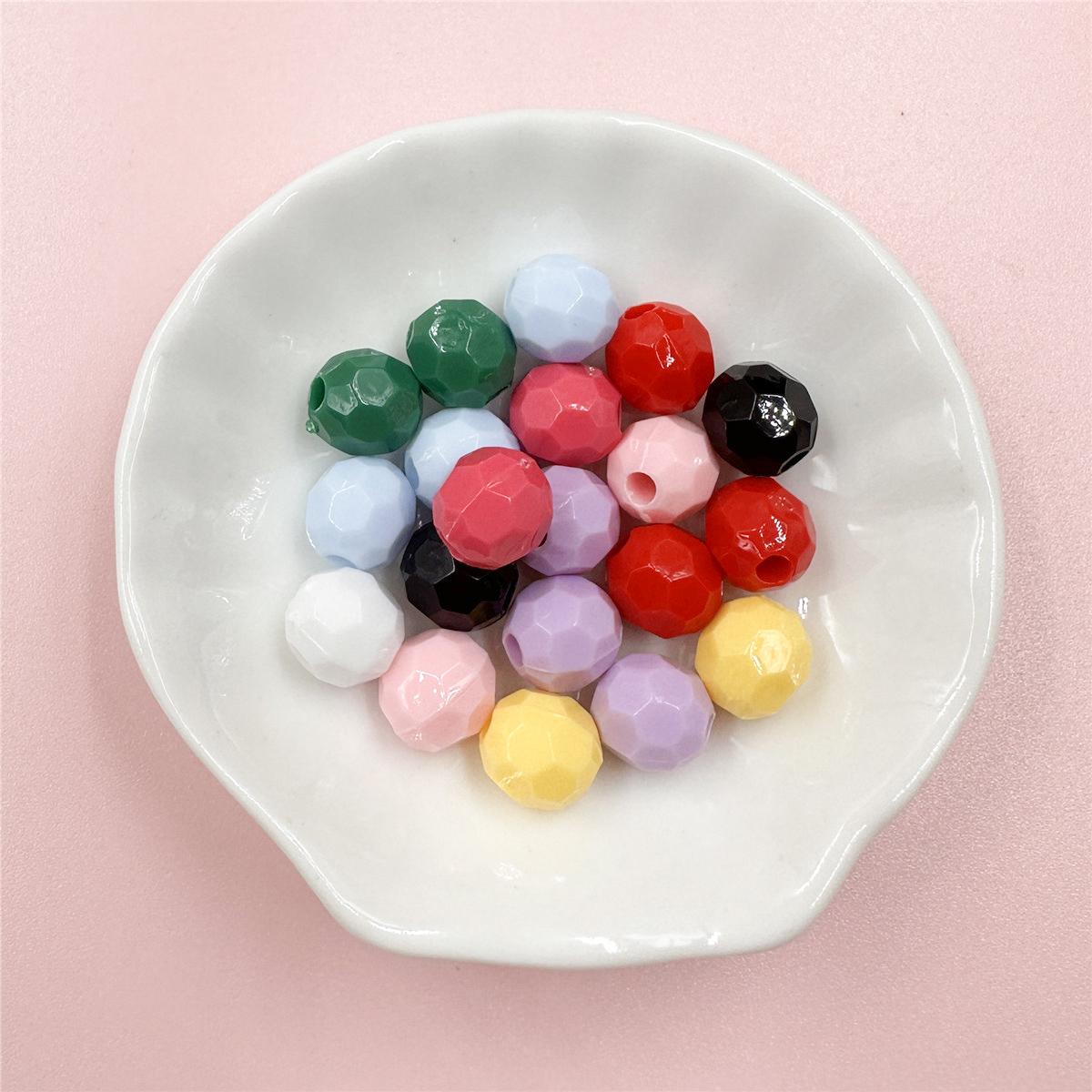 

100 шт яркие цвета для изготовления ювелирных изделий акриловые диско-шар бусины 10 мм круглые бисерные материалы ювелирные изделия разноцветный