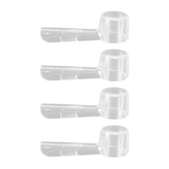 

4 шт. защитный чехол для зубной щетки, защитный чехол для головки зубной щетки, пылезащитный, моющийся, многоразовый, защита для зубной щетки 4pcs