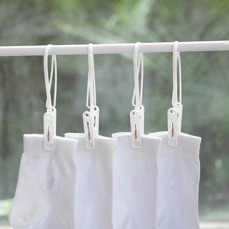 Clothes Plastic Durable Clips With Hanging String Clothesline Use Wardrobe