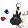 Multipurpose Guitar Pick Pouch Guitar Pick Holder Guitar Shape Pick Storage Bag Protective Pick Holder Case for Picks
