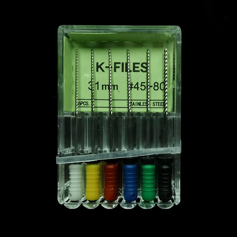 

Стоматологічні інструменти Кореневий канал Ендо К Файл 21мм 25мм 31мм Нержавіюча сталь Ендодонтичні інструменти Стоматолог Стоматологія Одонтологія CHINA