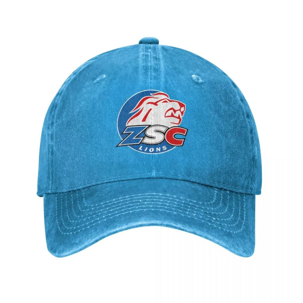 Lions Swiss Ice Hockey Sports Fans Zürich Switzerland Baseball Cap Military Cap Man Mountaineering Anime Women'S Cap Men'S