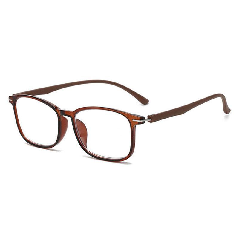 Unisex High-End Anti-Blue Light Glasses Frame with Metal Accents - Ultra-Light Design for Students