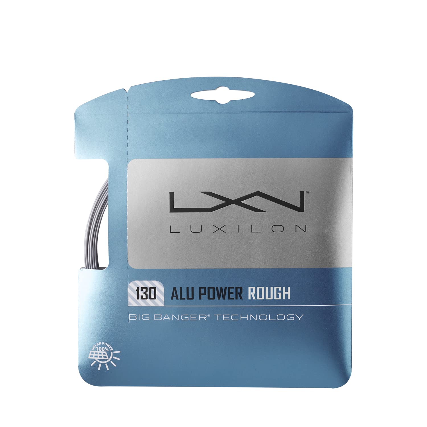 LUXILON ALU POWER ROUGH 130 tennis string WR8302701130 silver