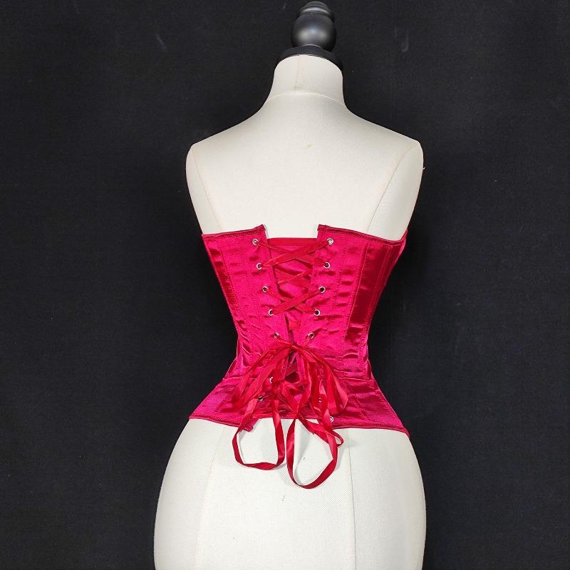 Halloween Court Corset Satin Bustier Push Up Shapewear