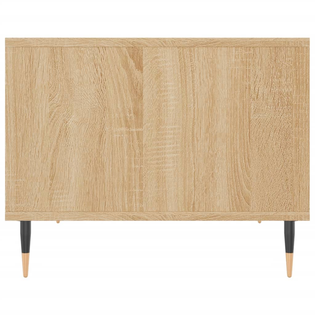 Coffee Table, Sonoma Oak, 60X50X40 Cm, Wood-Based Material