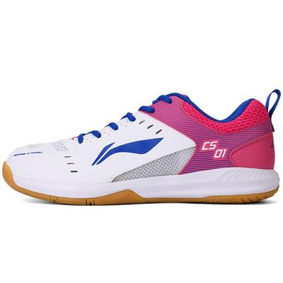 Li Ning Light Feather Textile, Synthetic Leather Cushioning Abrasion Resistant Breathable Lightweight Low Top AYTS034-4
