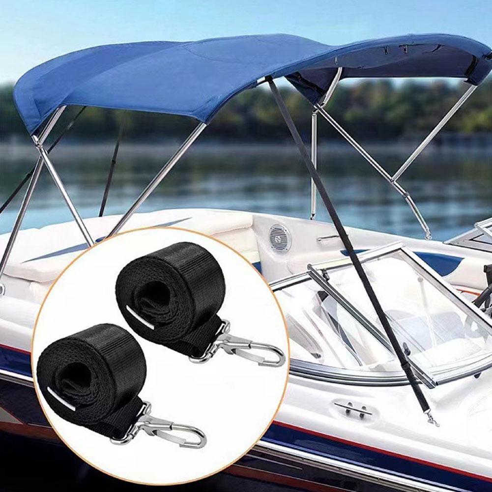Tent Reinforcing Belt Sunshade Canopy Boat Cover Rod Ship Hood Fixed Tape Support Rod Binding Strap For Canoe Sightseeing Y V6T2