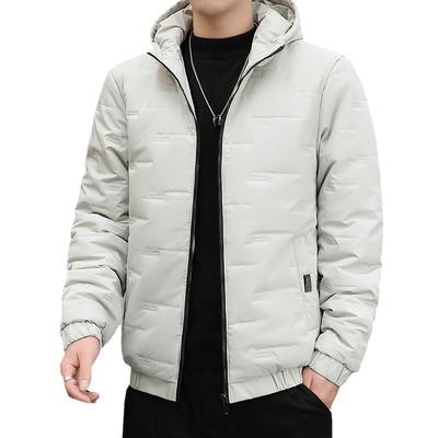 Giacca in cotone con cappuccio da uomo, abbigliamento in cotone per autunno e inverno, abbigliamento casual da uomo, abbigliamento in cotone da uomo