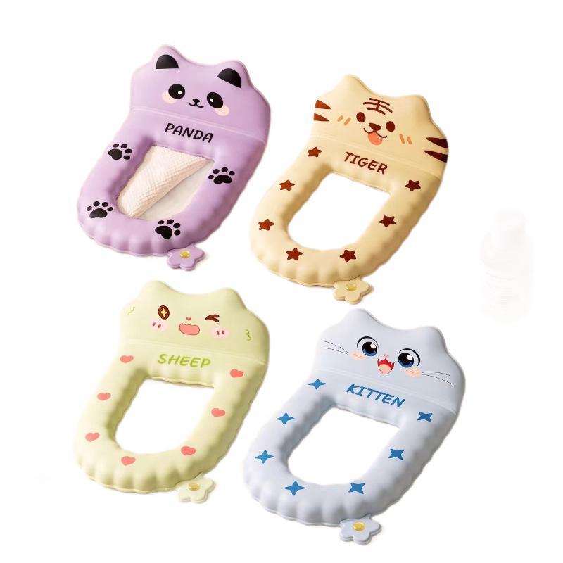 Cartoon Eva Soft Warm Washable Toilet Seat Cover With Backrest Aromatherapy Pod For Bathroom Great Finds For The Home