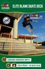Skateboard Elite Blank Deck Skateboard Wood Grain Plain 1 OMG! (7.25 Natural, Piece)