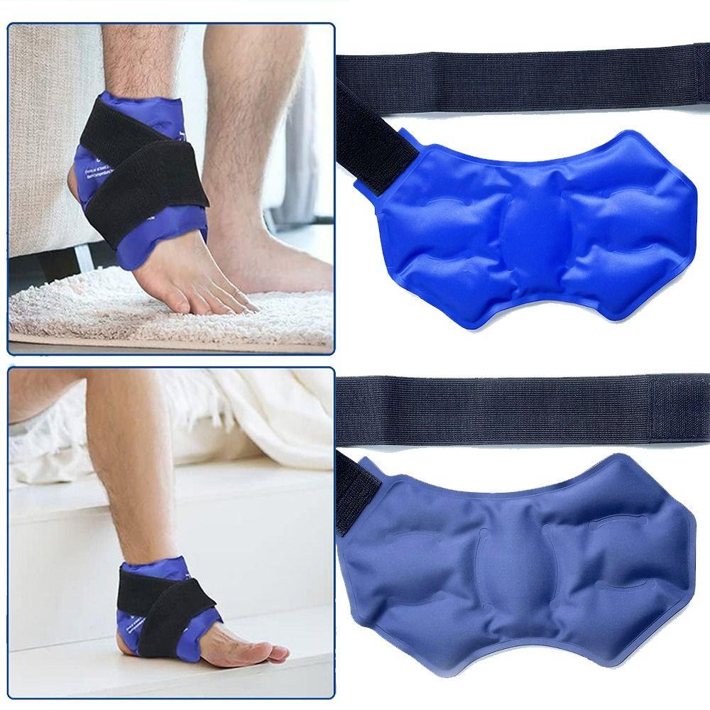 Ankle Brace Ice Pack Wrap For Injuires Hot Cold Therapy Reusable Gel Cold Pack Ankle Support For Pain Relief Sprains