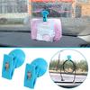 Car Interior Window Clip Mount Suction Cap Clip Plastic Sucker Removable Holder For Sunshade Curtain Towel Ticket1 Pair E9Y4