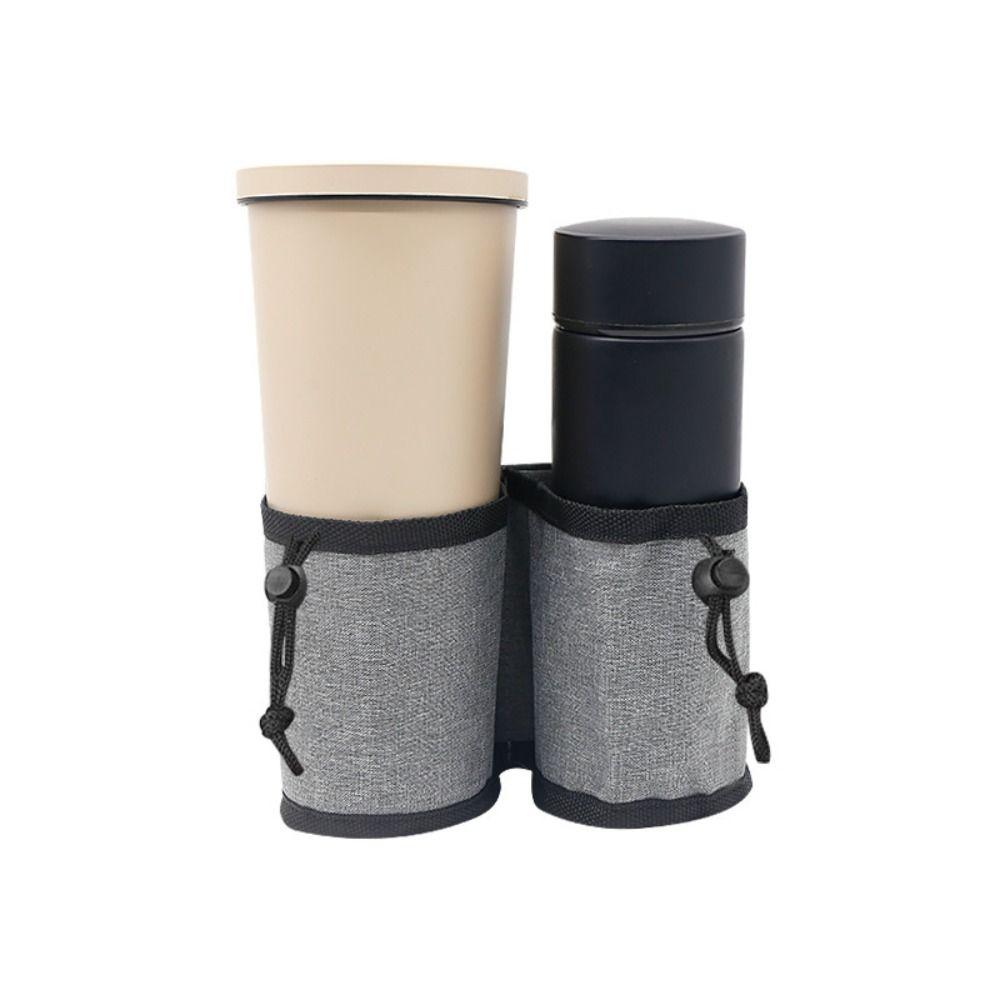 With Zippered Pocket Luggage Travel Cup Organizer Oxford Cup Accessories  Fits Most Roll-On Handles