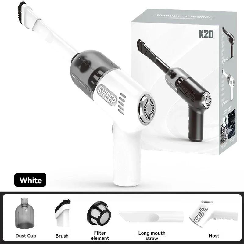 New Handheld Cordless Vacuum Cleaner Home Car High Power Powerful Vacuum Cleaner Computer Keyboard Desktop Cleaning Machine