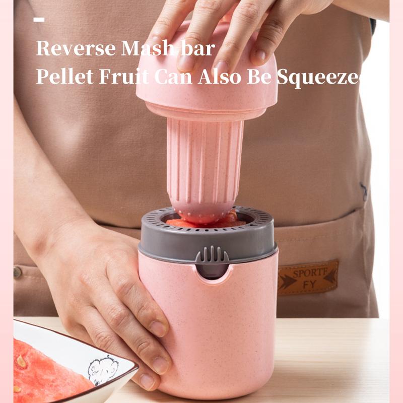 Citrus Juicer Press Kitchen Accessories Mini Portable Blender Manual Fruit Press Portable Juice Cup Vegetable Fruit Tools New