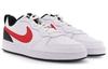 Nike Court Borough 2 Low White University Red GS BQ5448-110