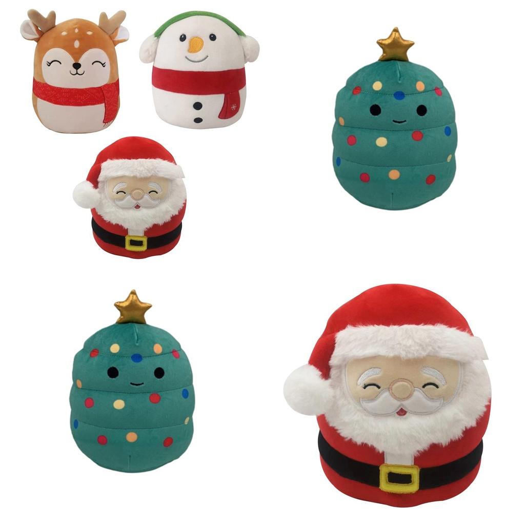Squishmallow Plush Toy Santa Claus Soft And Cuddly Xmas Stuffed Animal Doll For Kids Birthday Gift