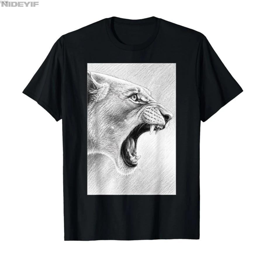 Funny Lion Monkey Meme brainrot Rage Bait Tshirt For Men Women 100 Cotton T Shirts Short Sleeve Tops 05013 S